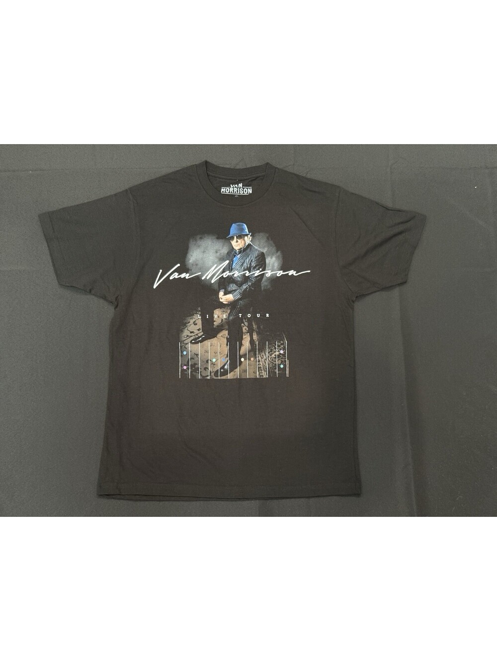 Van Morrison 2019 US Live Tour Concert T-Shirt Unisex Size Large NEW 100% Cotton